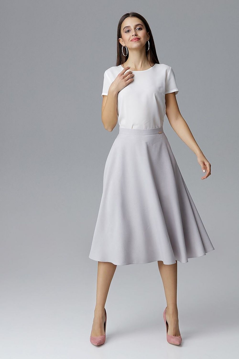  Spódnica Model M628 Grey - Figl 