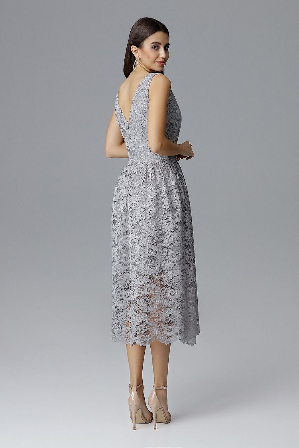  Sukienka Model M639 Grey - Figl 