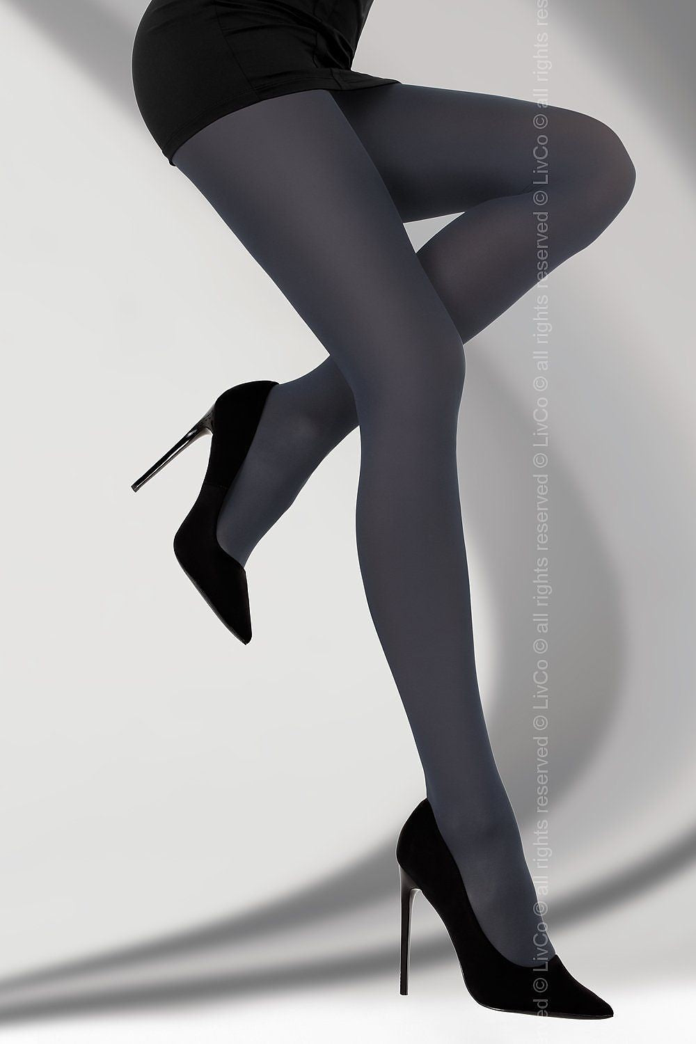   Rajstopy Model Clamancea 60 DEN Navy - Livia Corsetti Fashion 