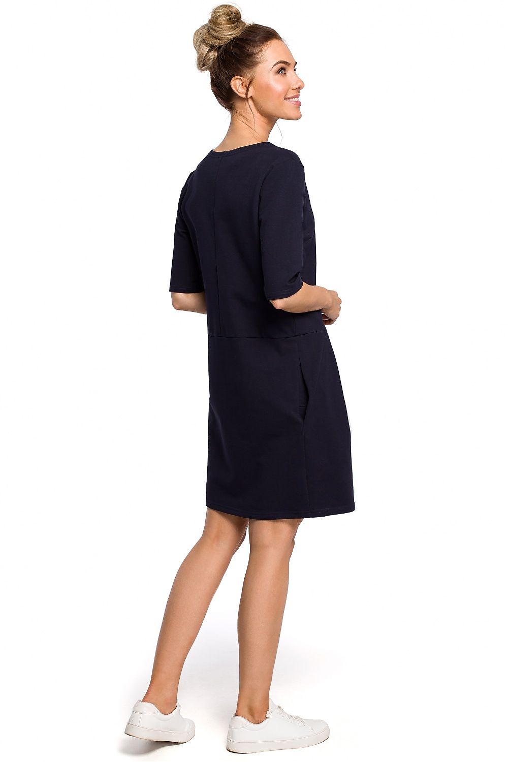  Sukienka Model MOE422 Navy - Moe 