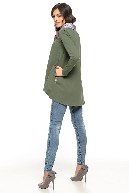   Tunika Model T277/2 Green/Flowers - Tessita 