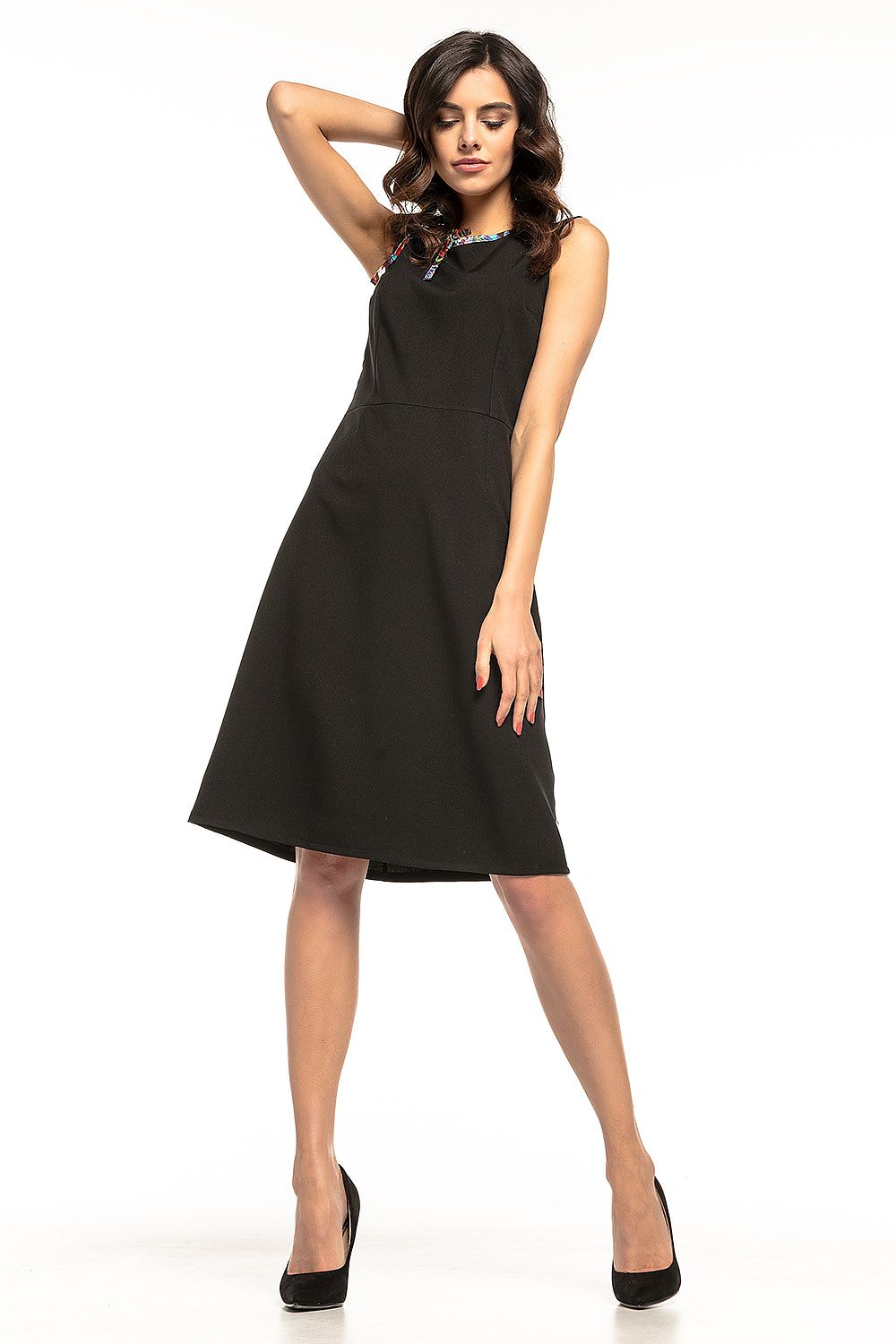  Sukienka Model T264/4 Black/Corol - Tessita 
