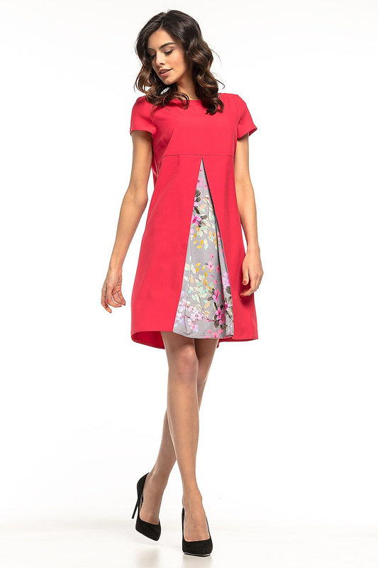  Sukienka Model T262/3 Malina/Flowers - Tessita 