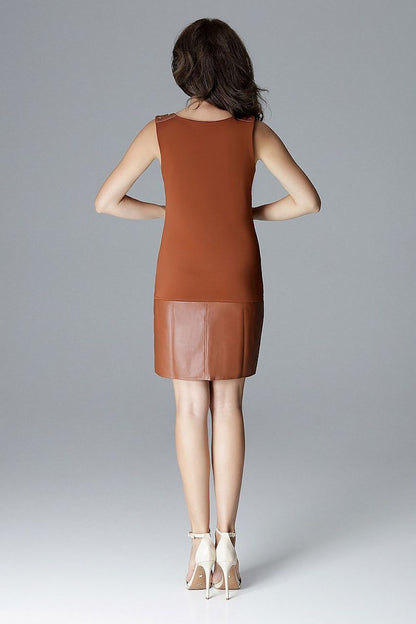  Sukienka Model L025 Brown - Lenitif 