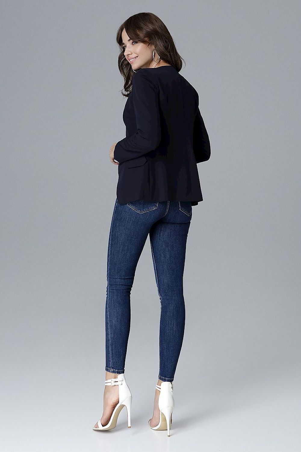   Żakiet Model L022 Navy - Lenitif 