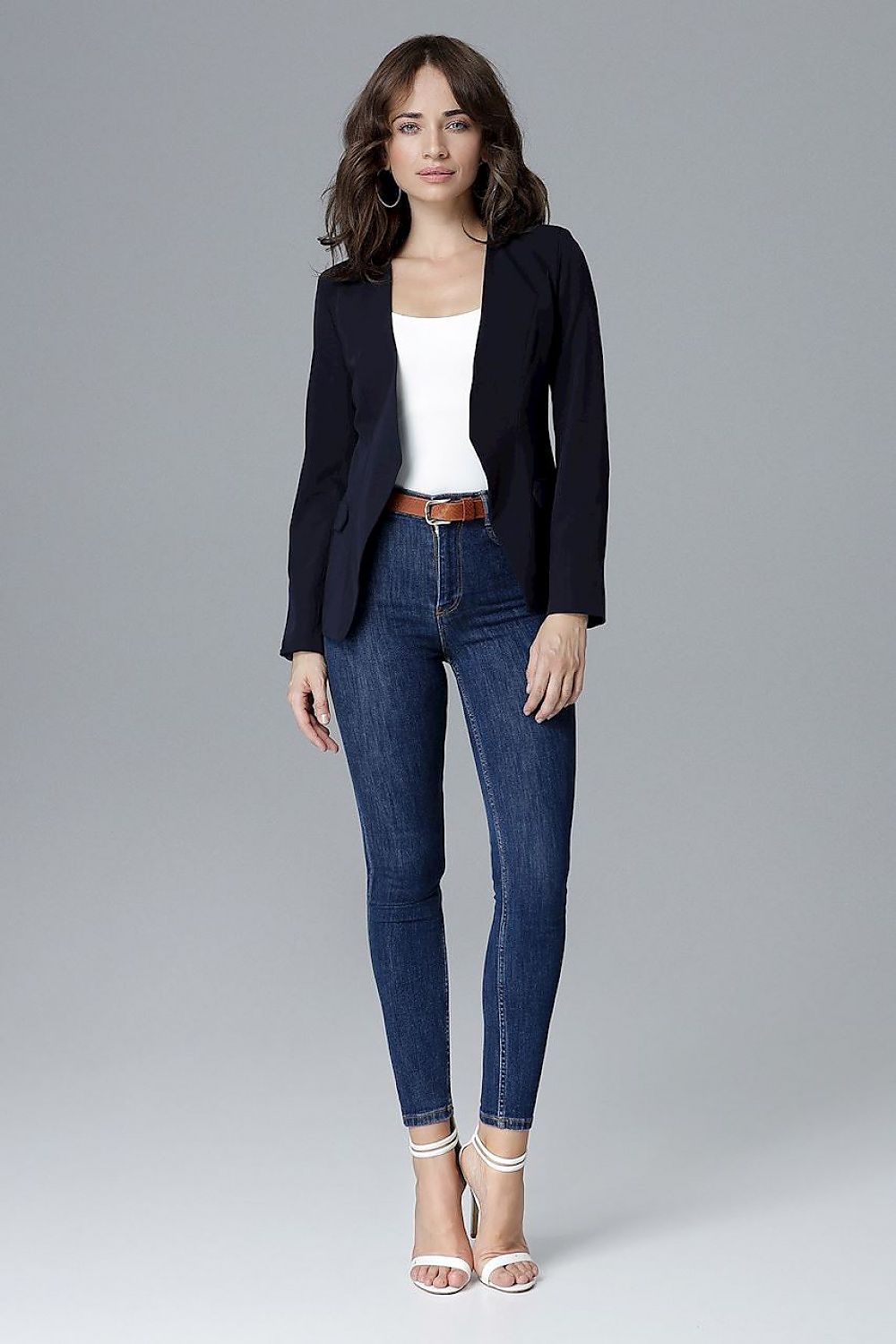   Żakiet Model L022 Navy - Lenitif 