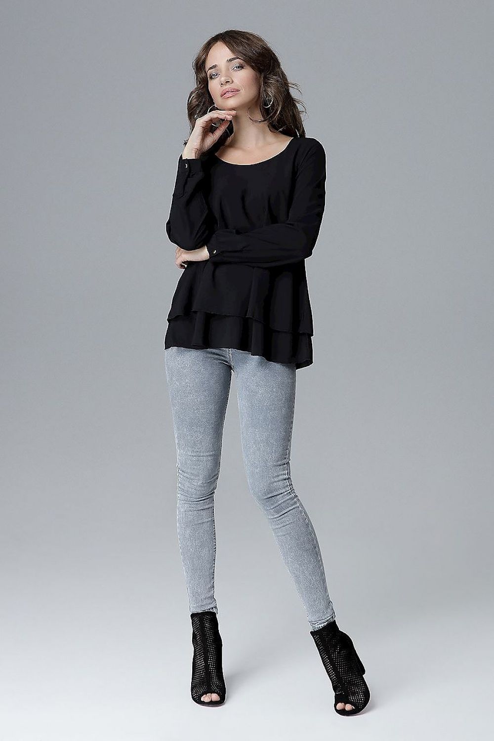   Bluzka Model L020 Black - Lenitif 