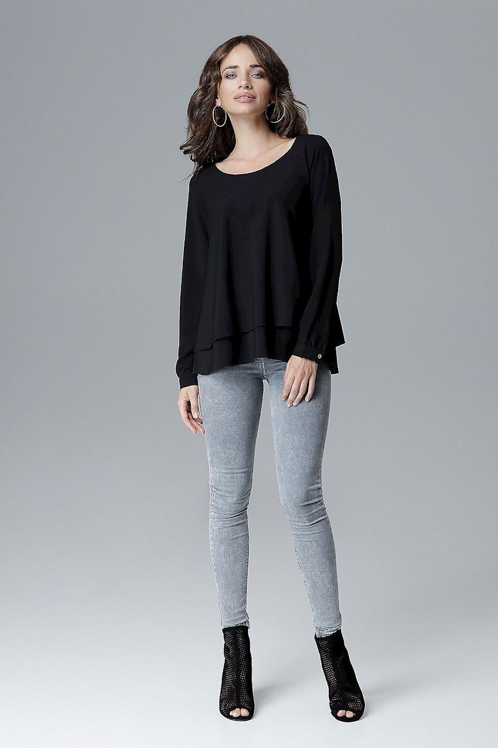   Bluzka Model L020 Black - Lenitif 