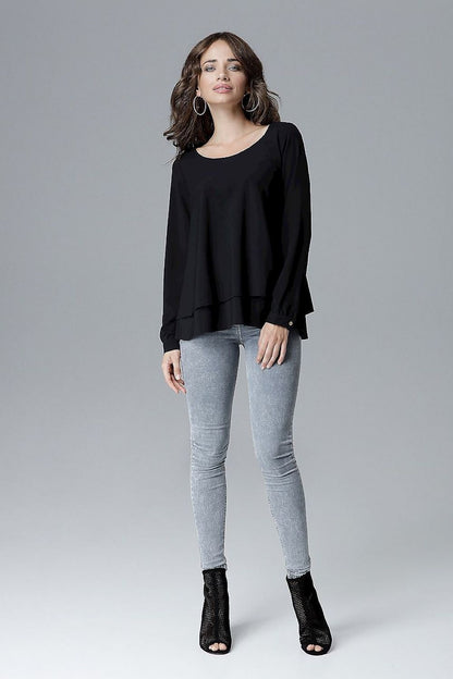   Bluzka Model L020 Black - Lenitif 