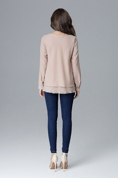   Bluzka Model L020 Beige - Lenitif 