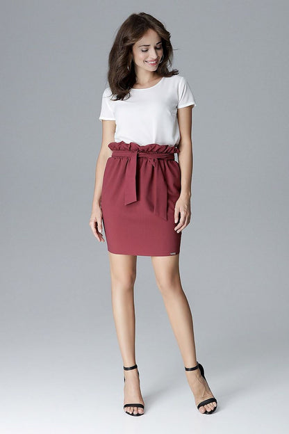  Spódnica Model L019 Bordo - Lenitif 