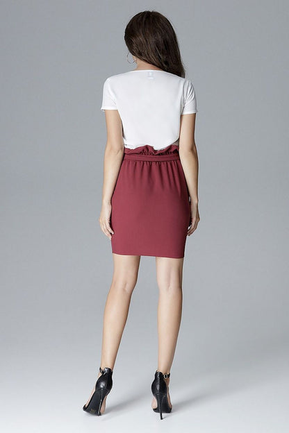 Spódnica Model L019 Bordo - Lenitif 