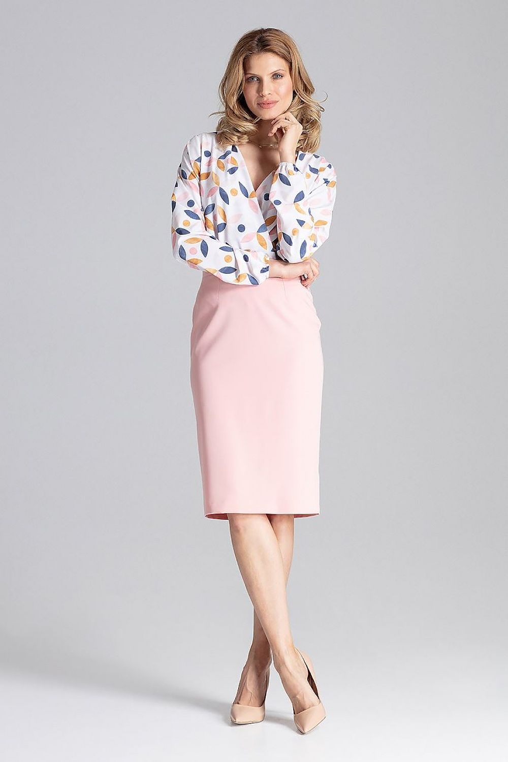  Spódnica Model M658 Pink - Figl 