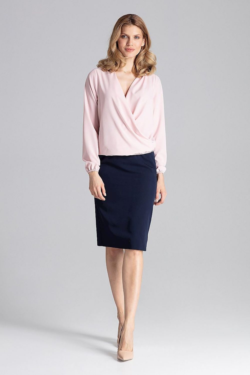   Bluzka Model M659 Pink - Figl 