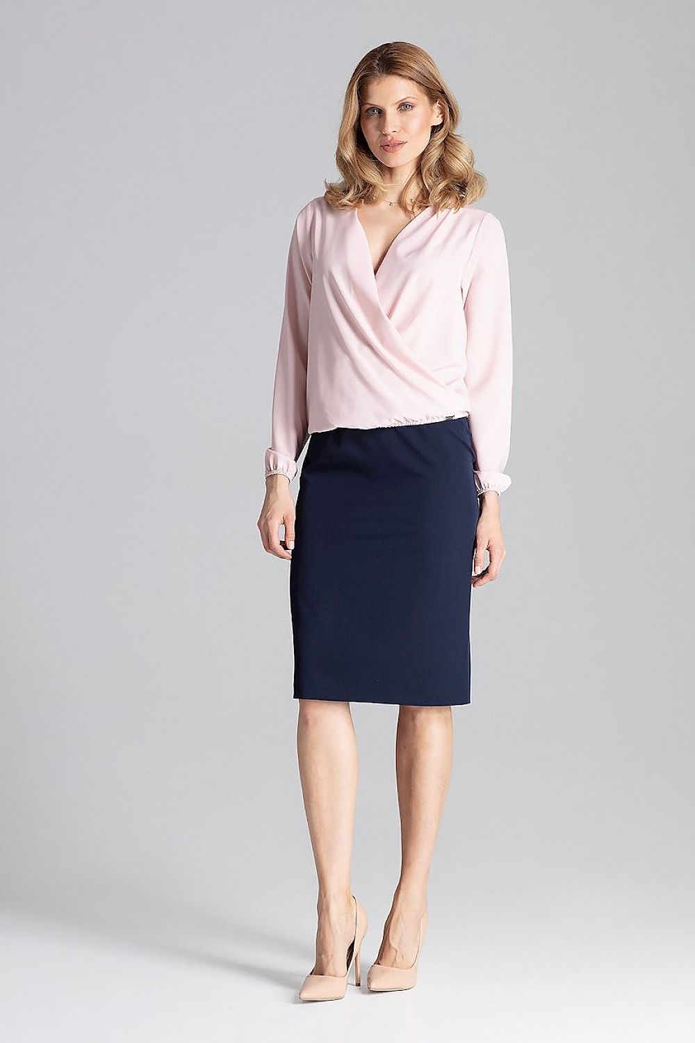   Bluzka Model M659 Pink - Figl 