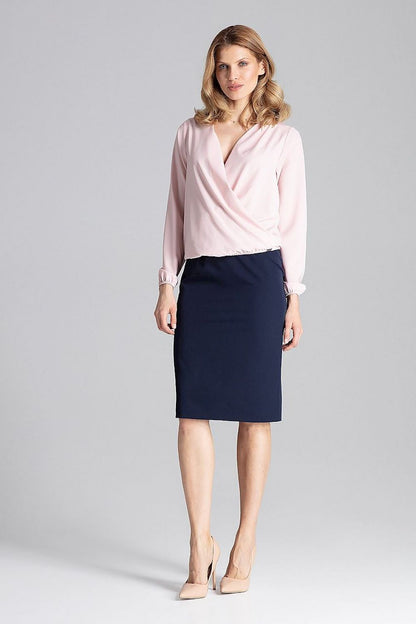   Bluzka Model M659 Pink - Figl 