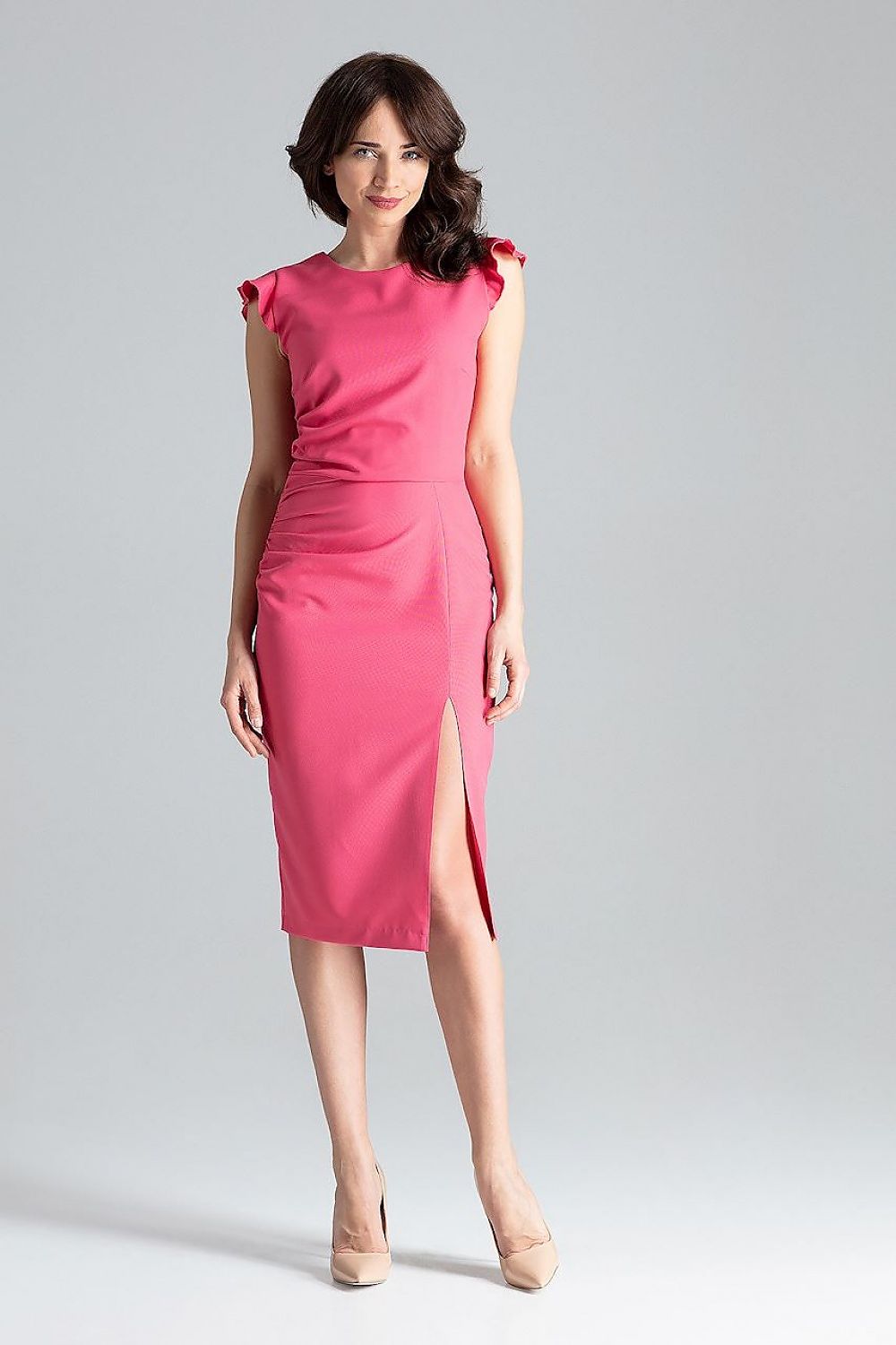   Sukienka Model L034 Coral - Lenitif 