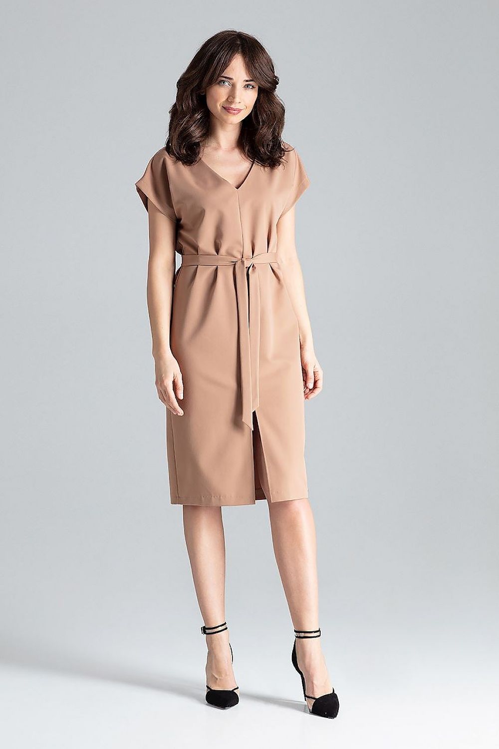  Sukienka Model L032 Brown - Lenitif 