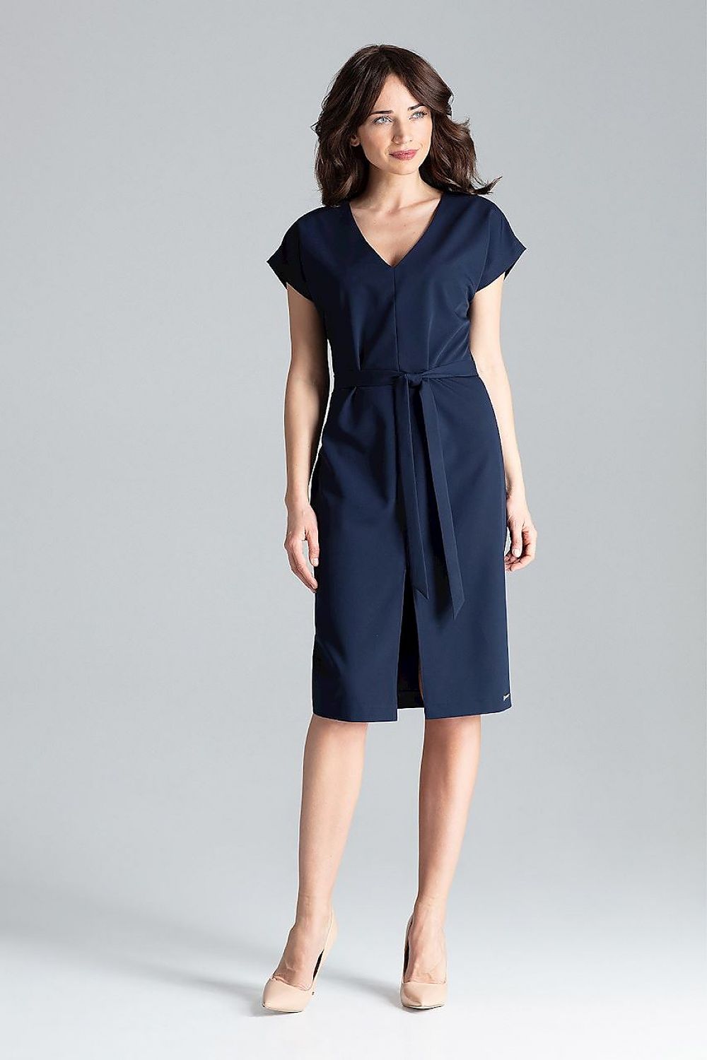  Sukienka Model L032 Navy - Lenitif 