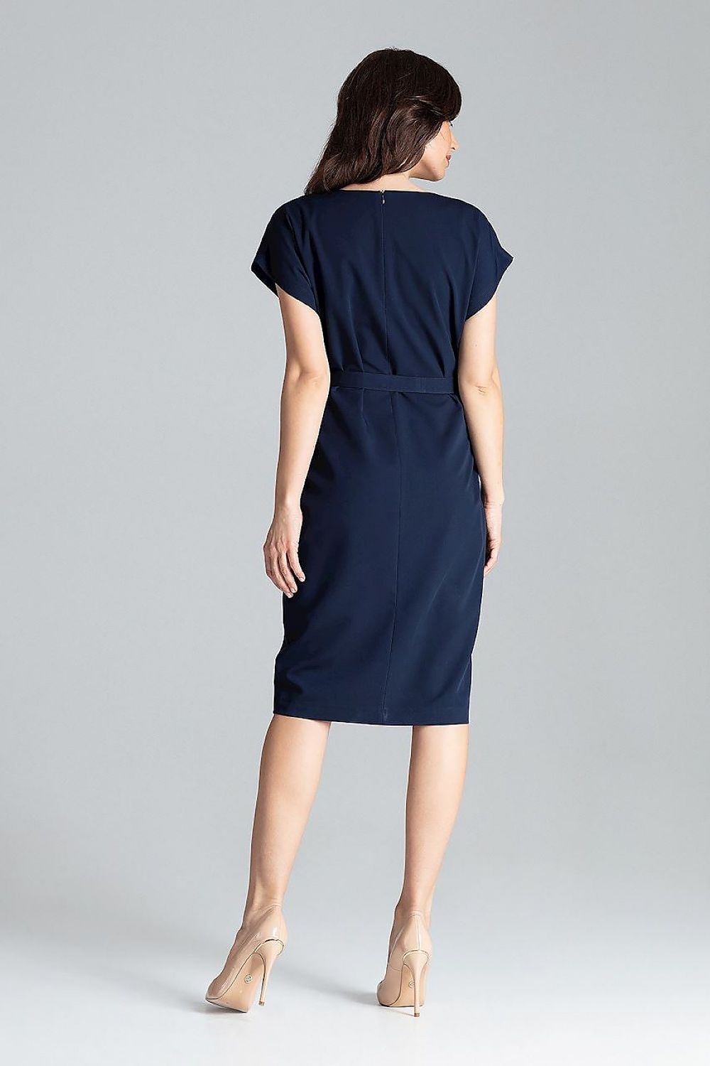  Sukienka Model L032 Navy - Lenitif 
