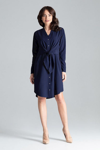  Sukienka Model L031 Navy - Lenitif 