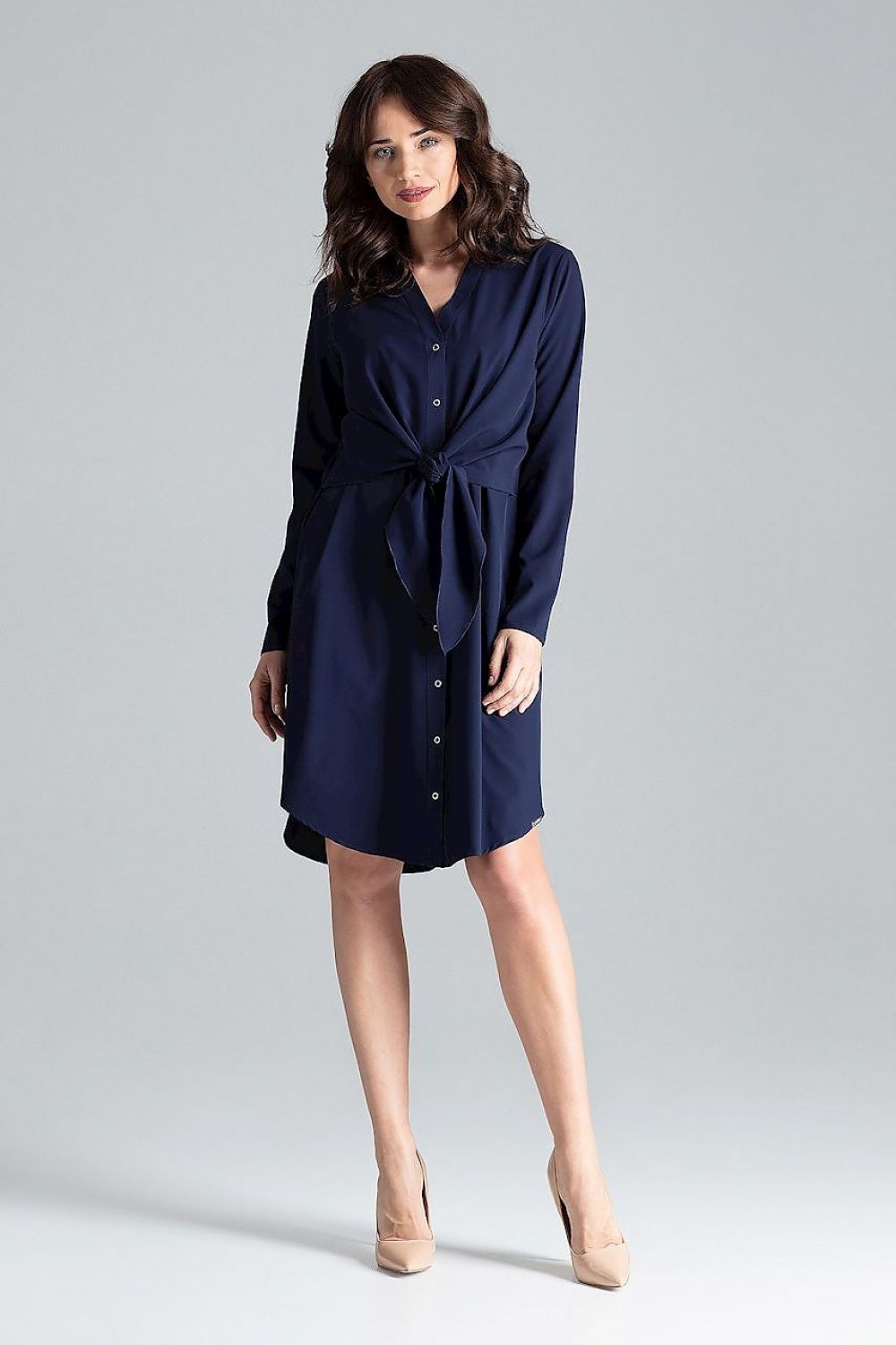  Sukienka Model L031 Navy - Lenitif 