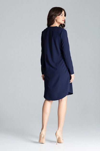  Sukienka Model L031 Navy - Lenitif 