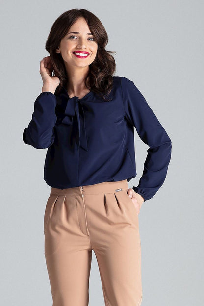   Bluzka Model L030 Navy - Lenitif 