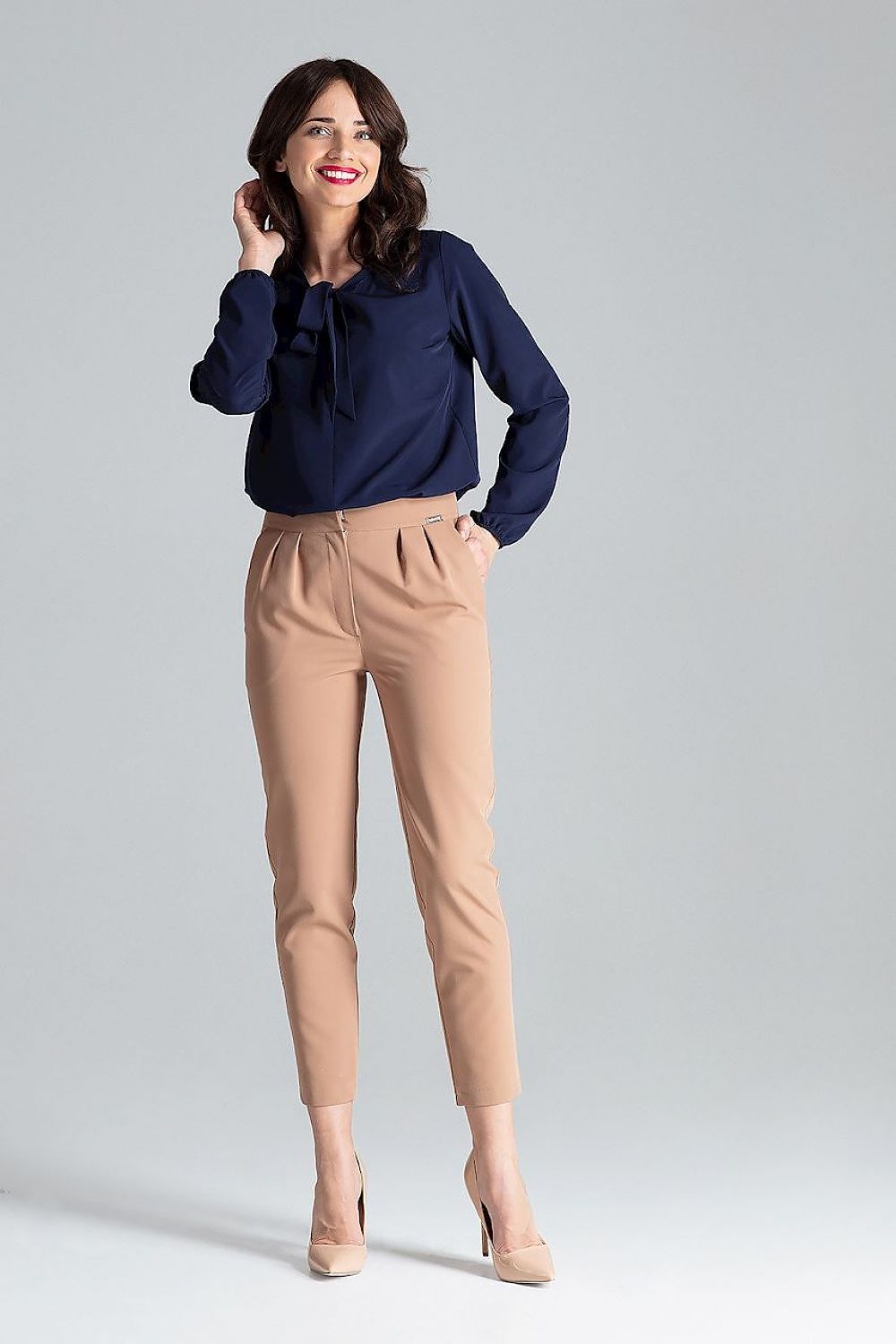   Bluzka Model L030 Navy - Lenitif 