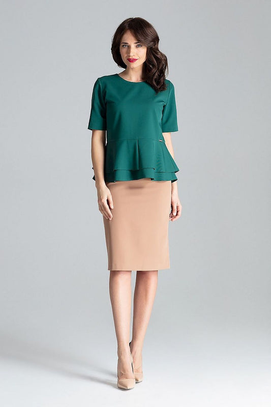   Bluzka Model L026 Green - Lenitif 