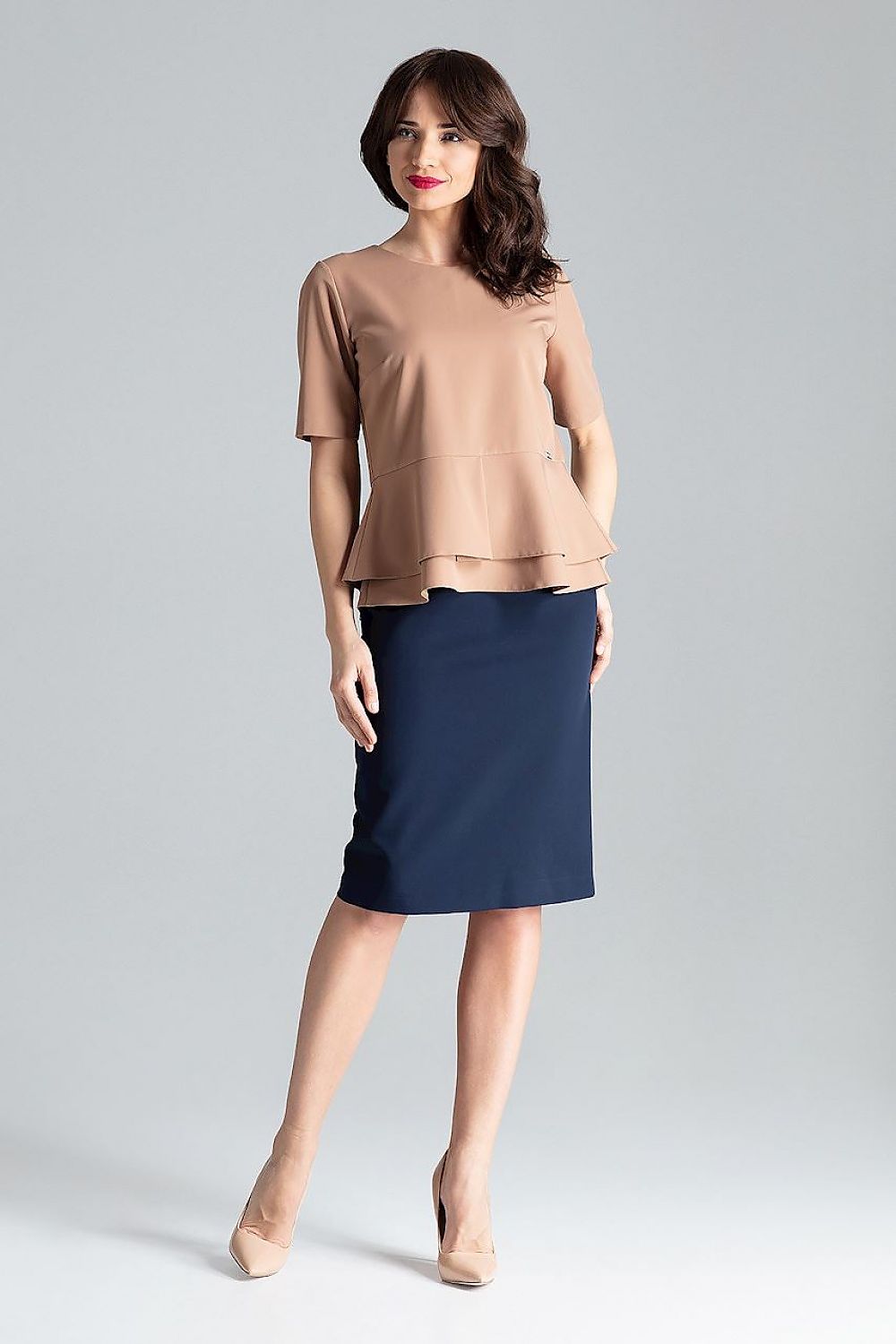   Bluzka Model L026 Brown - Lenitif 