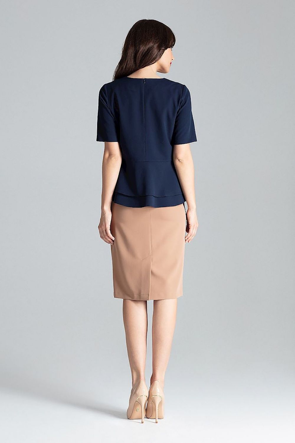   Bluzka Model L026 Navy - Lenitif 