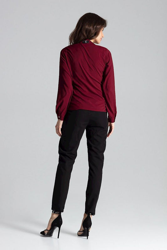   Bluzka Model L023 Bordo - Lenitif 