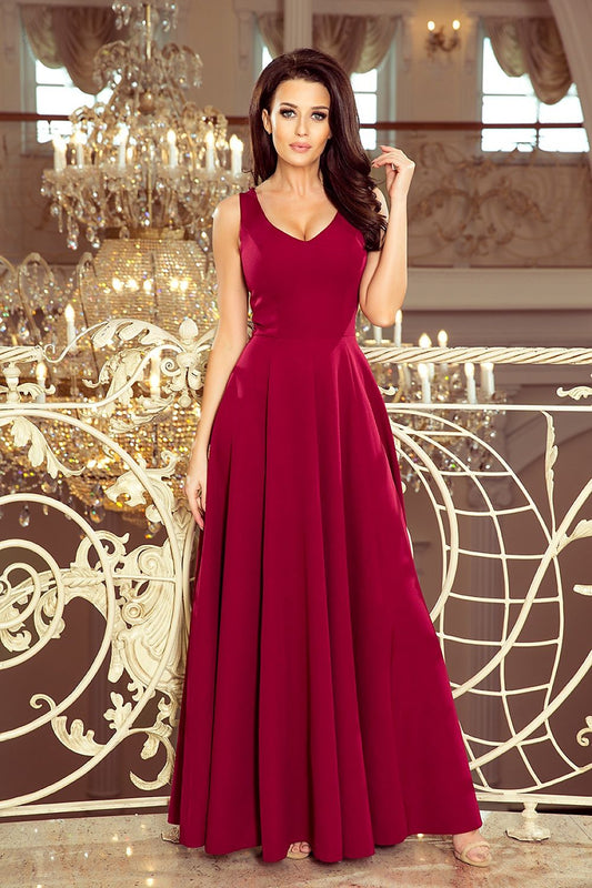  Sukienka Model Cindy 246-1 Bordo - Numoco 