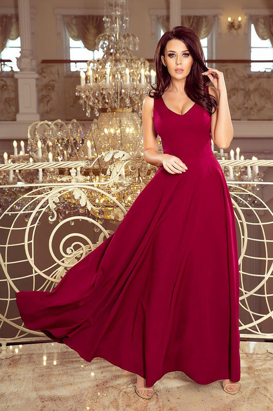  Sukienka Model Cindy 246-1 Bordo - Numoco 