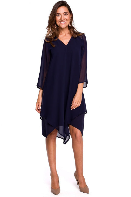   Sukienka Model S159 Navy - Stylove 