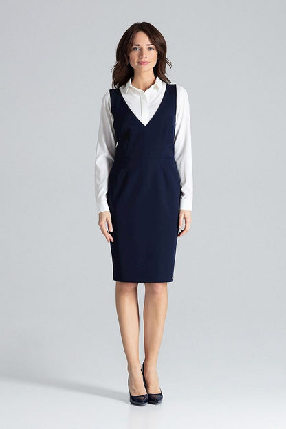  Sukienka Model L039 Navy - Lenitif 