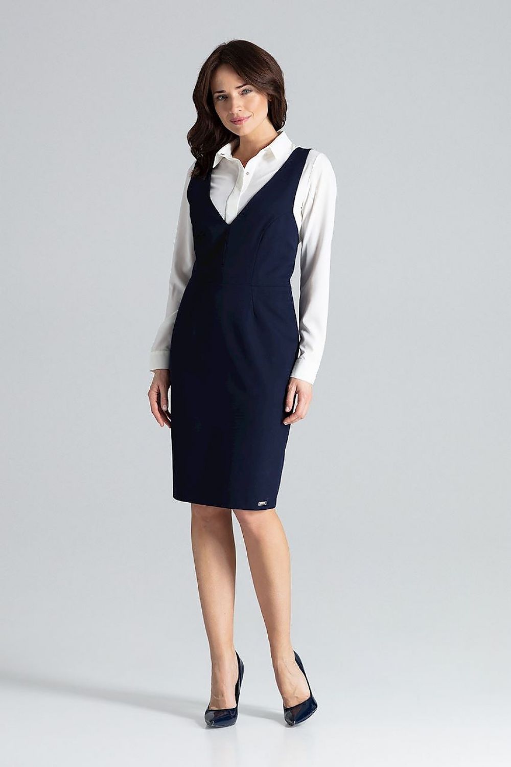  Sukienka Model L039 Navy - Lenitif 