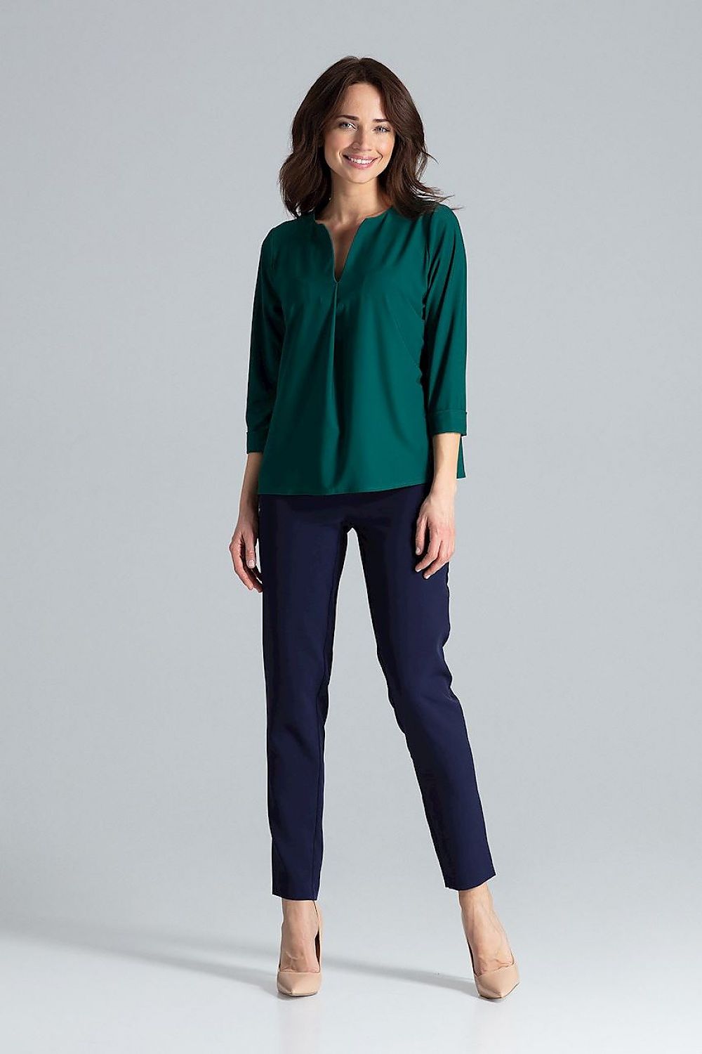   Bluzka Model L035 Green - Lenitif 
