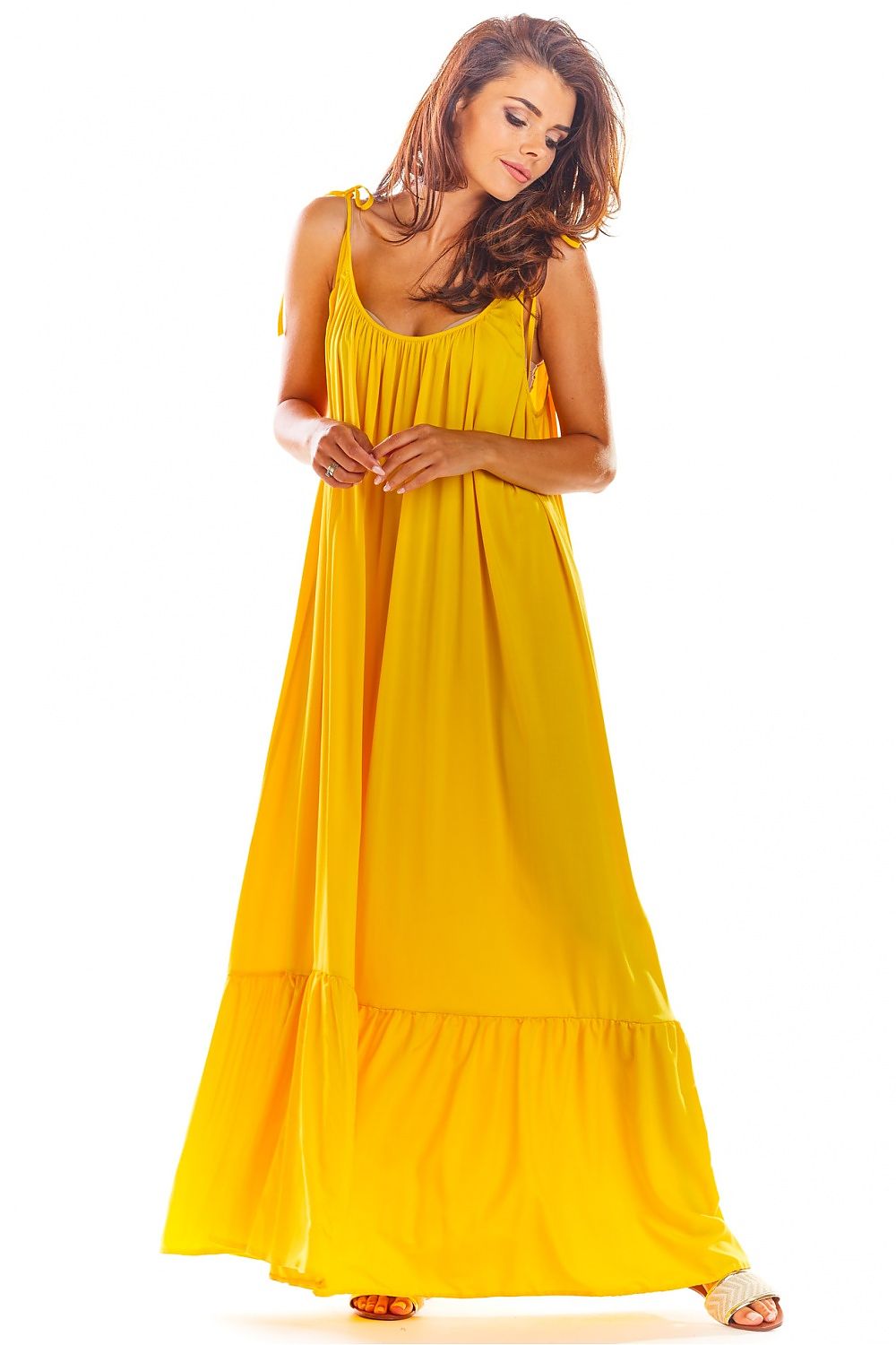  Sukienka Model A307 Yellow - awama 