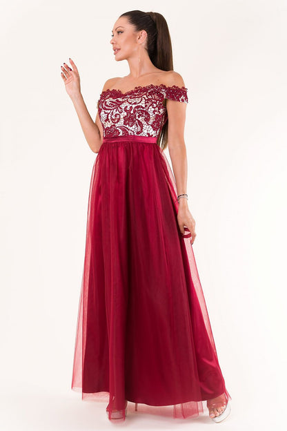  Sukienka Model 18509 Bordo - YourNewStyle 