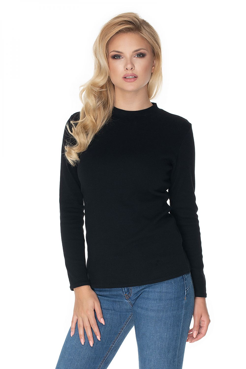   Bluzka Model 0166 Black - PeeKaBoo 