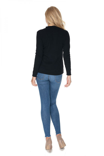   Bluzka Model 0166 Black - PeeKaBoo 