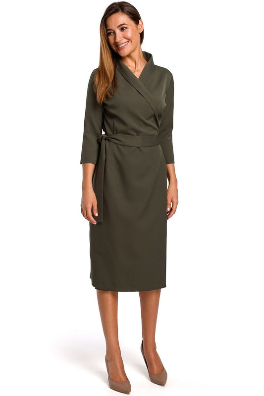  Sukienka Model S175 Khaki - Stylove 