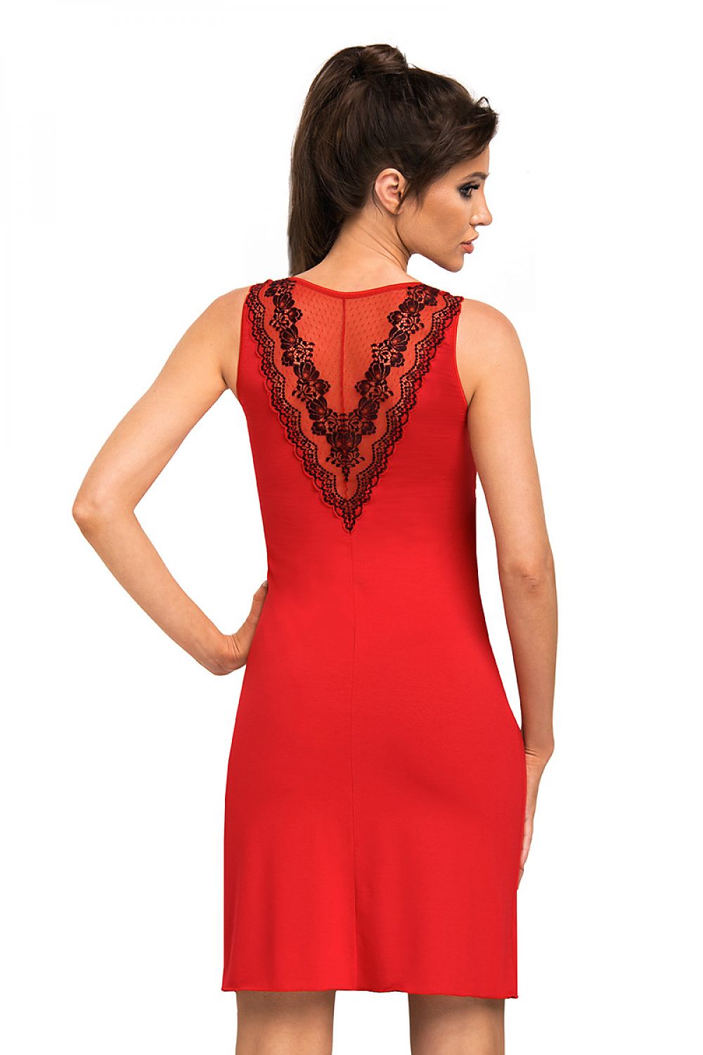  Koszulka nocna Koszulka Model Jasmine Red - Donna 