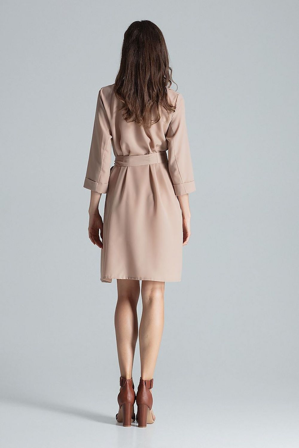  Sukienka Model M680 Beige - Figl 