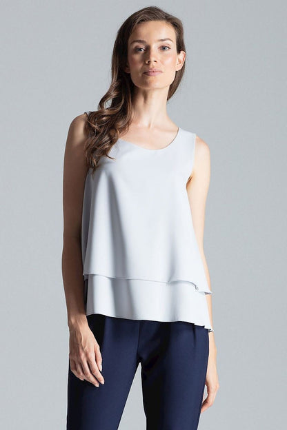   Bluzka Model M679 Grey - Figl 