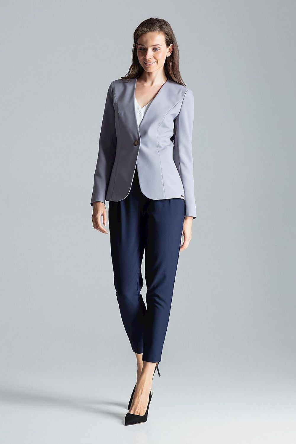   Żakiet Model M678 Grey - Figl 