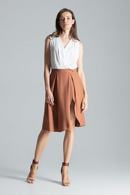  Spódnica Model M675 Brown - Figl 