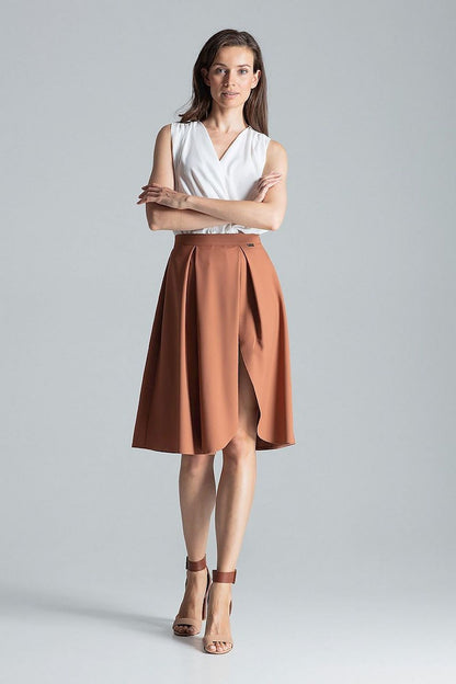  Spódnica Model M675 Brown - Figl 